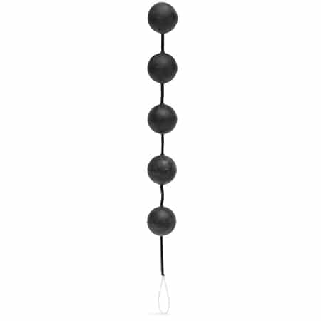 Anal Beads on a String - Smooth Latex Anal Power Jiggle Balls