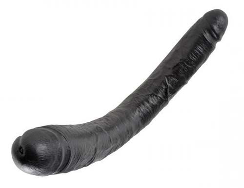 King Cock - Black Double Dildo