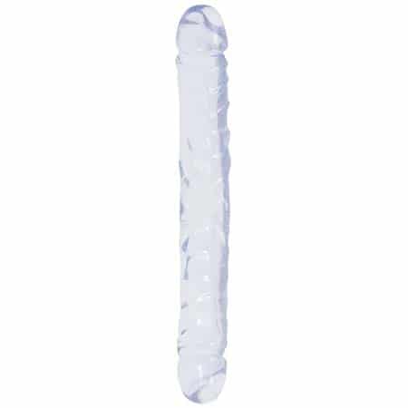 Gay Double-Ended Dildo: Doc Johnson Crystal Jellies